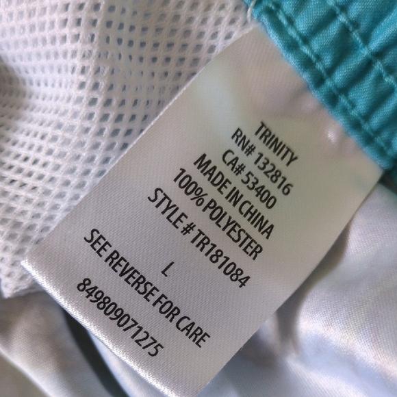 Men's Swim Short Pineapple Print Size Large - Picture 3 of 7